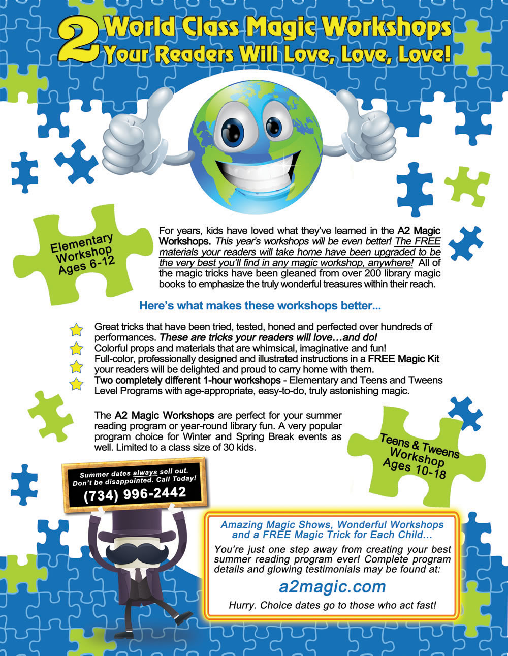 Summer Reading 2021 Magic Workshops
